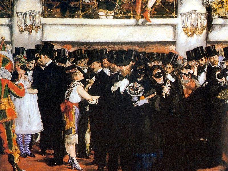 Edouard Manet Bal masque a l'opera oil painting image